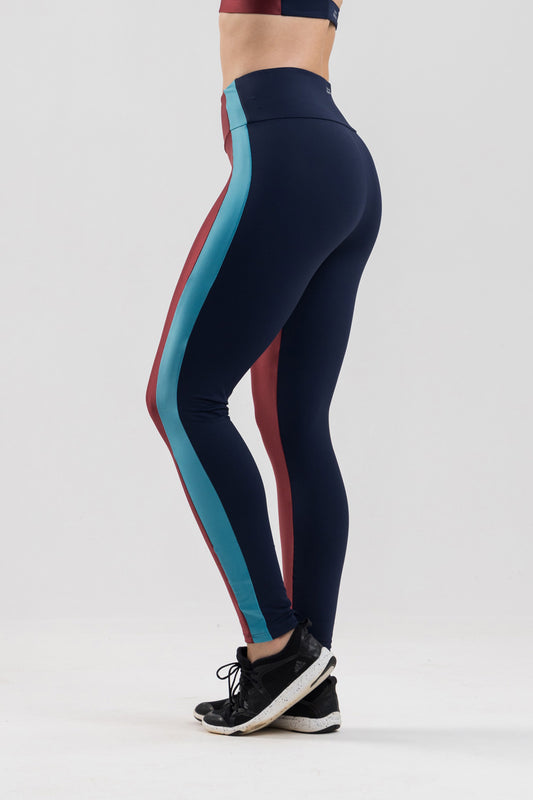 Power Leggings - Burgundy