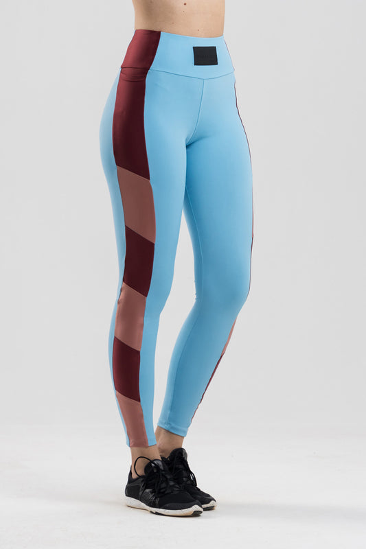 Square Leggings - Light Blue