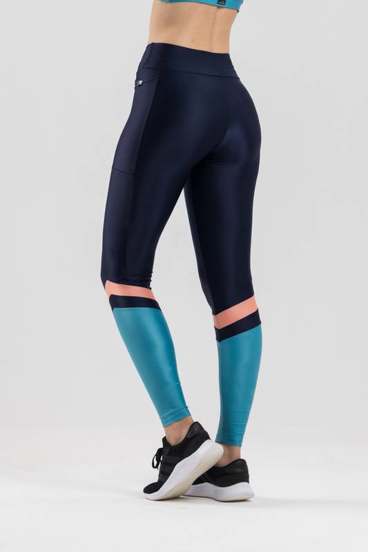 Retrofit Leggings - Navy Fitness ME Blue Fashion –