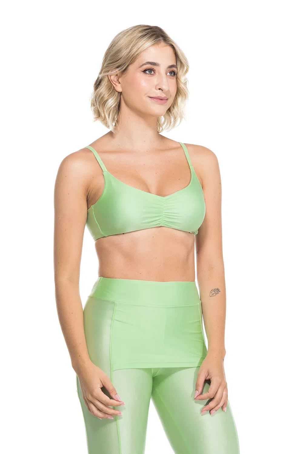 Lara Sports Bra - Neon Green – ME Fashion Fitness